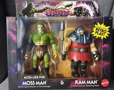 Masters of the Universe Origins MOSS MAN & RAM MAN 2026 Movie Figure 2pk In Hand