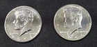 Lot of 2 90% Silver: 1964 Kennedy Half Dollars Coins $1 value Uncirculated