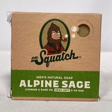 Dr Squatch Mens Natural Bar Soap Alpine Sage