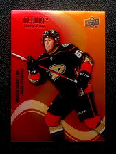 JACOB PERREAULT 2022-23 UPPER DECK ALLURE COLOR FLOW RED ORANGE #SF-21     90701