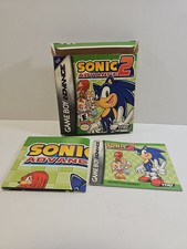 Sonic Advance 2 Nintendo Game Boy Advance (No Game) Box Manual Poster Only