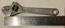 Ajustable spanner, 6", Forged Steel