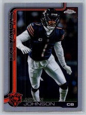Jaylon Johnson 2025 Topps Chrome Football Refractor Bears #57