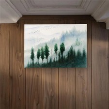 Begin Home Decor CODM1724S1YGHO 17 x 24 in. Landscape in Watercolor Door Mat ...