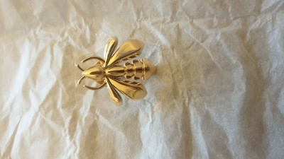 GUERLAIN PARFUM DE LA MAISON PARIS BIENEN BROSCHE GOLDFARBEN  RARE