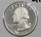 1994-S Silver Washington Quarter 25c Uncirculated Proof