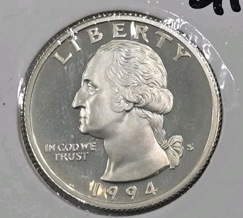 1994-S Silver Washington Quarter 25c Uncirculated Proof