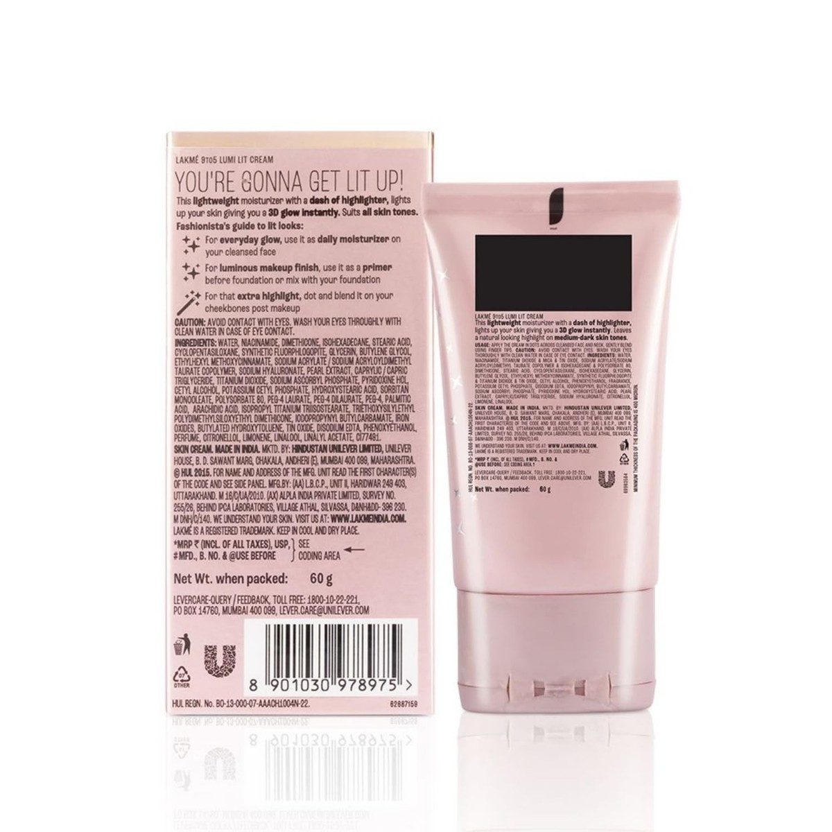 LAKMÉ 9 to 5 Lumi Lit skin Cream 60gm | eBay