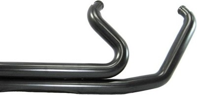 Harley Davidson Drag Style Exhaust System 86'-16' Softail Black BB-EXST-1001K