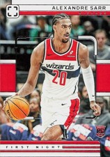 2024-25 Panini Photogenic Alexandre Sarr First Night RC #13 Washington Wizards