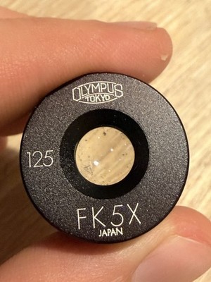 Olympus Microscope Photo Eyepiece FK 5x 125  for parts 
