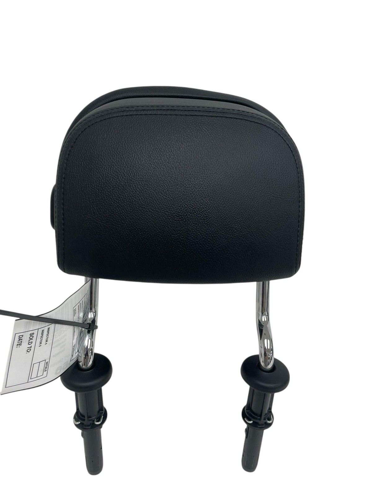 2017-2024 MASERATI LEVANTE FRONT LEFT DRIVER SEAT HEAD REST BLACK LEATHER
