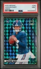 Jaxson Dart Green Mosaic Prizm 2025 Panini Mosaic (RC) New York Giants PSA 9