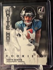Travis Hunter White Hot Rookies - RC 2025 Panini Donruss - #WHR-TVH - Jaguars