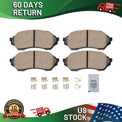 D798 Front   True Ceramic Pads for 1999-2003 Mazda Protege 1.6L Models Low Dust
