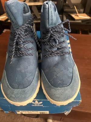 New Adidas Core Blue Tubular X UNCGD BB8405 Shoes Sneakers US Men s Size 8