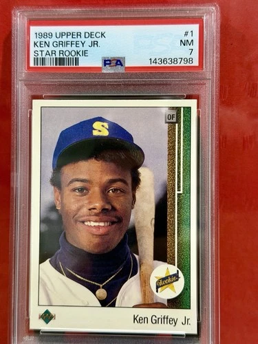Upper Deck 1989 Ken Griffey Jr. Star Rookie #1 PSA 7 Seattle Mariners Baseball