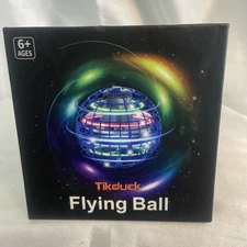 Tikduck Flying Orb Ball Toys Hover Boomerang Red