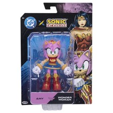 Sonic The Hedgehog x DC Comics Figurine 5 Pouces Amy En Wonder Woman