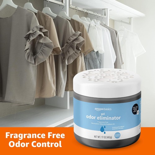 Amazon Basics Gel Eliminatore di Odori, Carbone di Carbone, 1,06 17 once (Confezione da 1), Nero - Foto 4 di 6