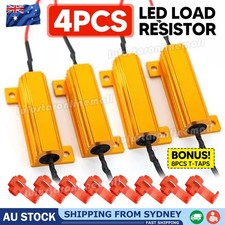 4X 50W LED LOAD RESISTOR 12V LIGHTS FRONT REAR INDICATOR HYPER FLASH CAR 4WD UTE