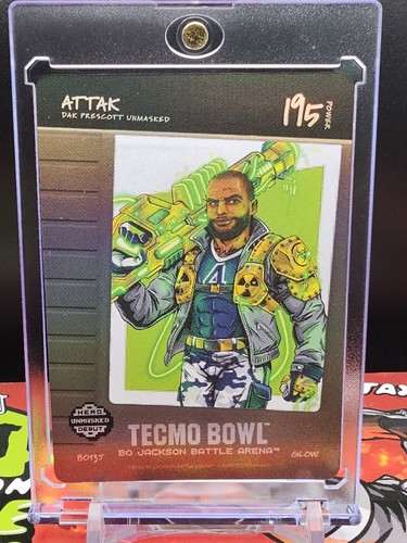 2026 Bo Jackson Battle Arena Tecmo ATTAK Dak Prescott Unmasked Blow On It SSP
