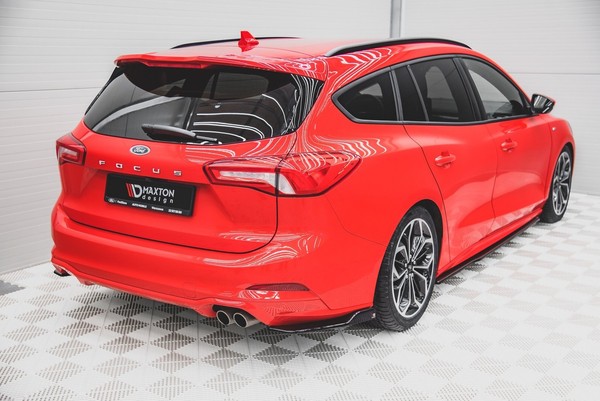Maxton Design Diffusor Flaps V.2 Passend FüR Ford Focus St-Line Kombi Mk4 Schwar-image
