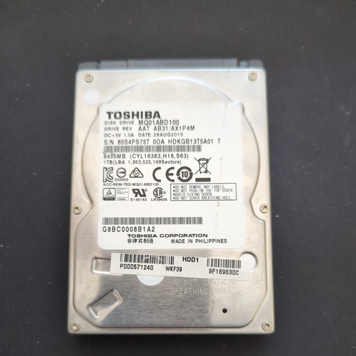 Toshiba MQ01ABD100 1TB 2,5" SATA guter Zustand getestet