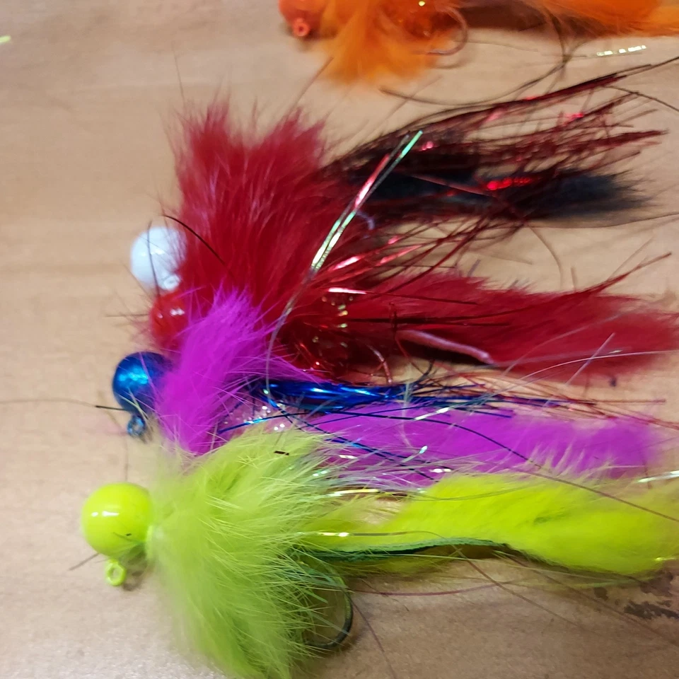 Plantillas de contracción de 1/2 oz colores populares paquete de 8 salmón/cabeza de acero Foto 4 de 4