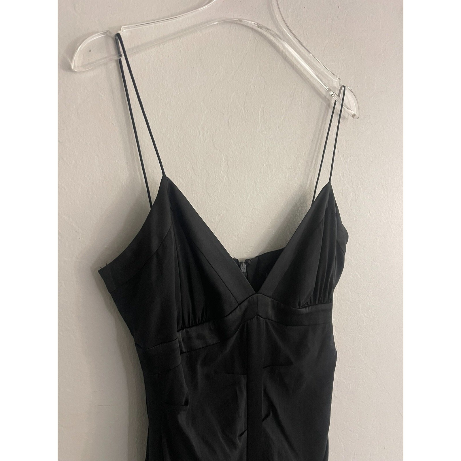 Nicole Miller Collection 2 Dress Y2K Silk Empire Waist Babydoll Goth Cocktail