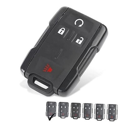 Replacement Key Fob Case Cover Fit for Chevy Chevrolet Black-4 Buttons