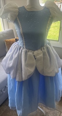 Cinderella Princess Dress Handmade Purchased From Etsy sparkly Puffed Detail New
