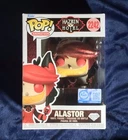 Funko Pop! Hazbin Hotel 2242 Alastor Hot Topic Diamond Exclusive + Protector