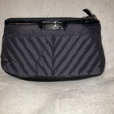 Victoria Secret Quilted Clutch Or Makeup Case Black NWOT