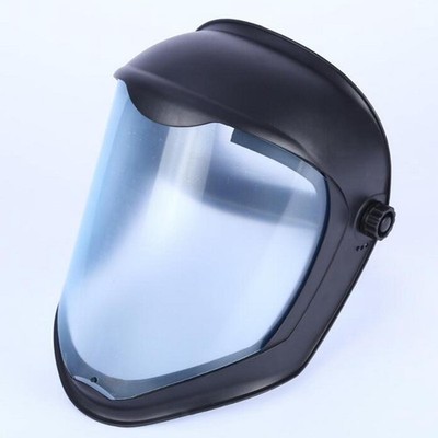 Face Shield Helmet Mask w/Clear Visor Anti FOG Safety Grinding Eye Protect
