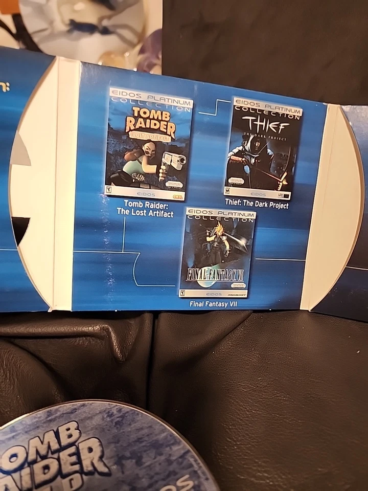 Tomb Raider Gold (PC, 1998) 2 Disc + Demo Disc Vol8 EIDOS Platinum Collection - Image 3 of 4