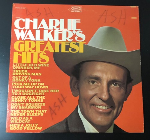 Charlie Walkers Greatest Hits Vinyl LP Schallplatte 1968 Epic Records Brandneu 26343