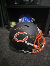 DAVID MONTGOMERY Signed Full-Size Replica BEARS Helmet w/COA