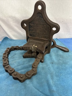 J.H. Williams & Co. Vulcan No. 2 Chain Pipe Vise 1903 Era