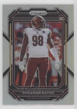 2022 Panini Prizm Rookies Silver Prizm Phidarian Mathis #390 0b3