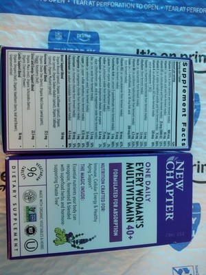 New Chapter Every Women's 40+ *Three Box Deal!* 96 count each!