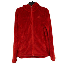 The North Face Womens Full Zip Fleece Jacket Hoodie Size Large Plush