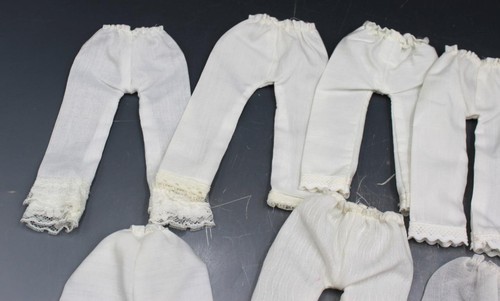 13 Pair of Cotton Small Doll Pantaloons 5 1/2" Long - Picture 2 of 6
