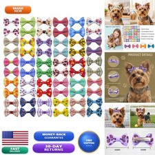 QingHan Dog Hair Bows Small Puppy Clips Pet Grooming Accessories Doggy Gifts