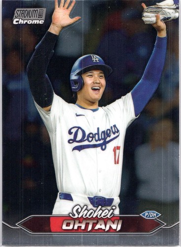 2024 Topps Stadium Club Chrome Shohei Ohtani #200 Los Angeles Dodgers Card