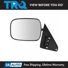 TRQ Mirror Manual Chrome Pedestal Style LH Left Driver Side for Chevy GMC