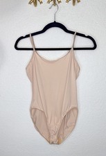 VTG Victoria's Secret Gold Label Size Med. Teddy Bodysuit Snap Crotch Tank P