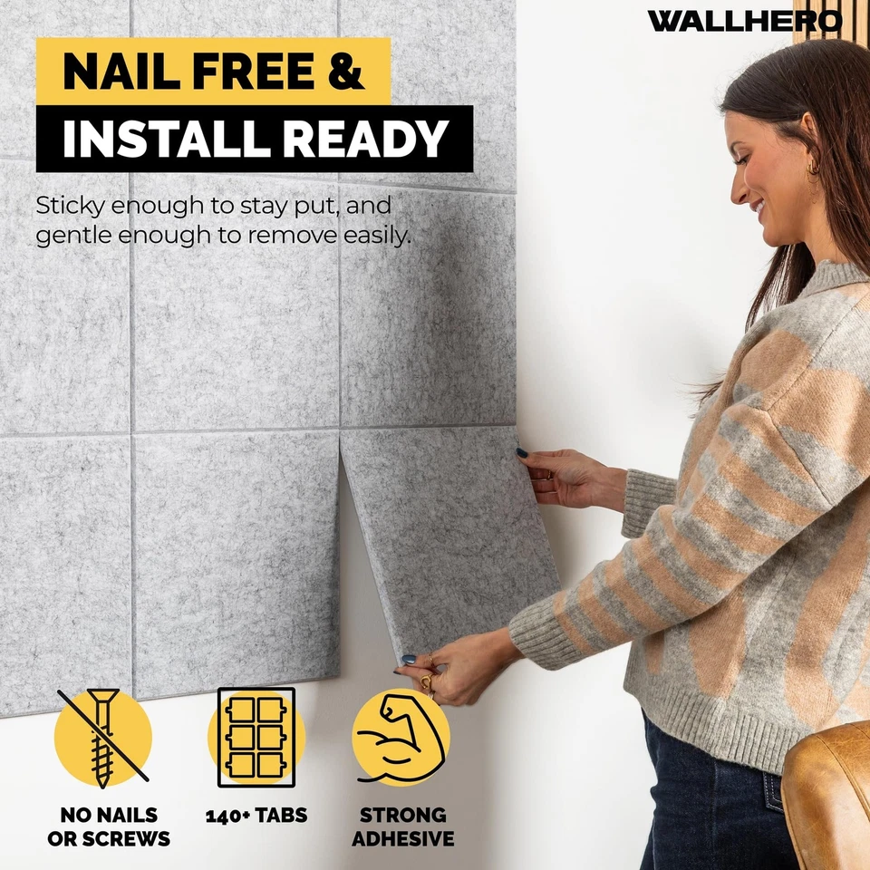 Office Cork Board, 59"x36" | 15 Pack | Large Cork Boards for Walls, Tac Board... - Image 2 of 4