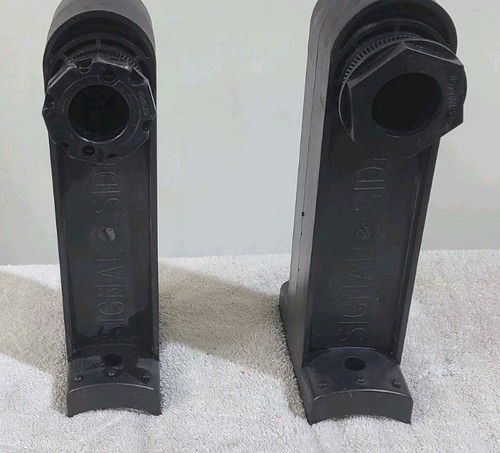 SET OF USED 12 INCH POLYMER TRAFFIC SIGNAL ARMS WITH SIGNAL NUTS