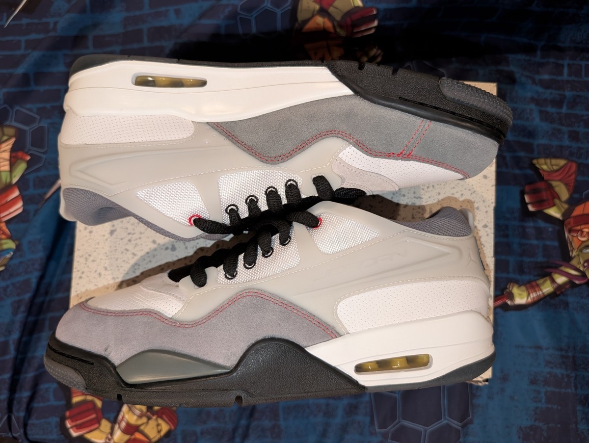 Nike Jordan 4 RM Premium White Black Smoke Mens IB8052-100 NIB Sz